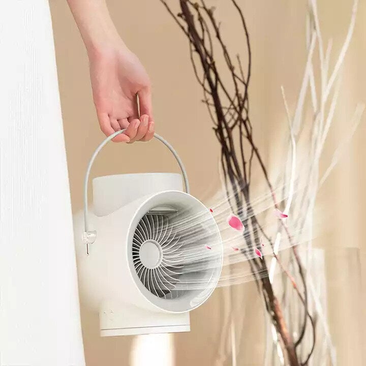 Galda ventilators, atkārtoti uzlādējams, - aromātisks, atvēsinošs, Vonivi, ar apgaismojumu, 4000 mAh цена и информация | Ventilatori | 220.lv