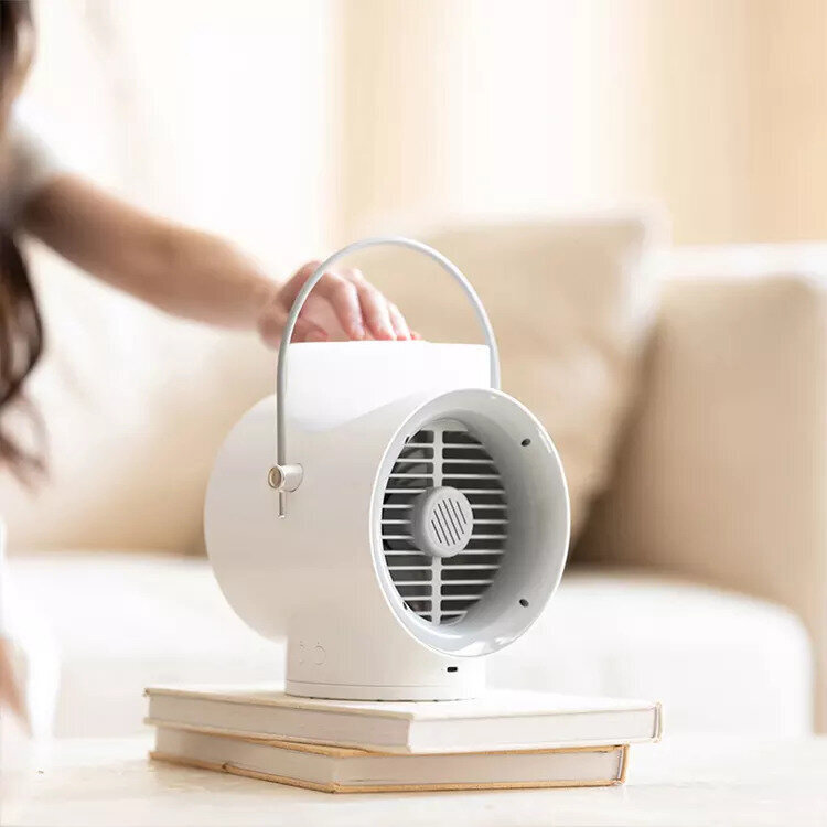 Galda ventilators, atkārtoti uzlādējams, - aromātisks, atvēsinošs, Vonivi, ar apgaismojumu, 4000 mAh cena un informācija | Ventilatori | 220.lv