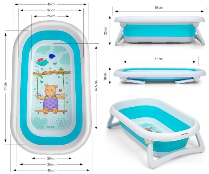 Saliekamā vanna cena un informācija | Mazuļa mazgāšana | 220.lv