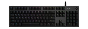 Klaviatūra Logitech G512 Tactile Carbon RGB cena un informācija | Klaviatūras | 220.lv