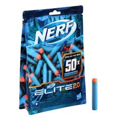 Патроны для десткого пистолета Nerf Elite 2.0, 50 шт. цена и информация | Конструктор автомобилей игрушки для мальчиков | 220.lv