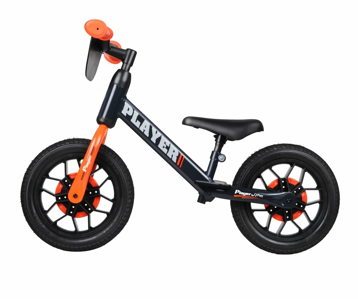 QPlay līdzsvara velosipēds, oranžs cena un informācija | Balansa velosipēdi | 220.lv