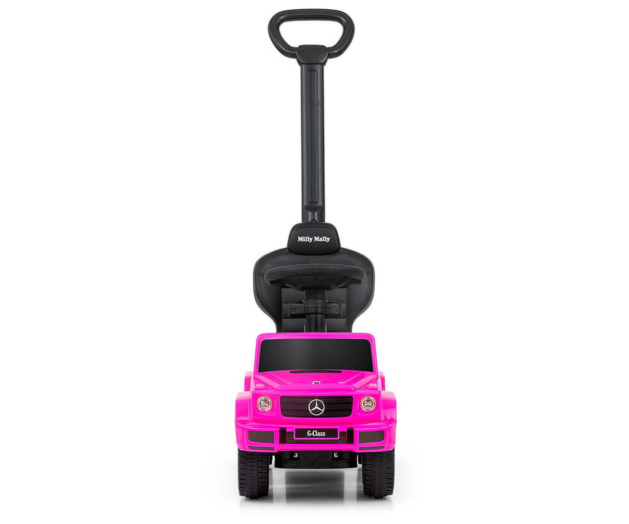 Stumjamā mašīna ar rokturi Mercedes G350D, rozā цена и информация | Rotaļlietas zīdaiņiem | 220.lv