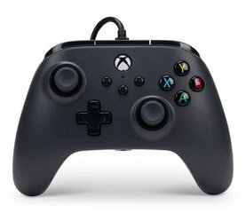 PowerA Wired Xbox Controller Black цена и информация | Джойстики | 220.lv