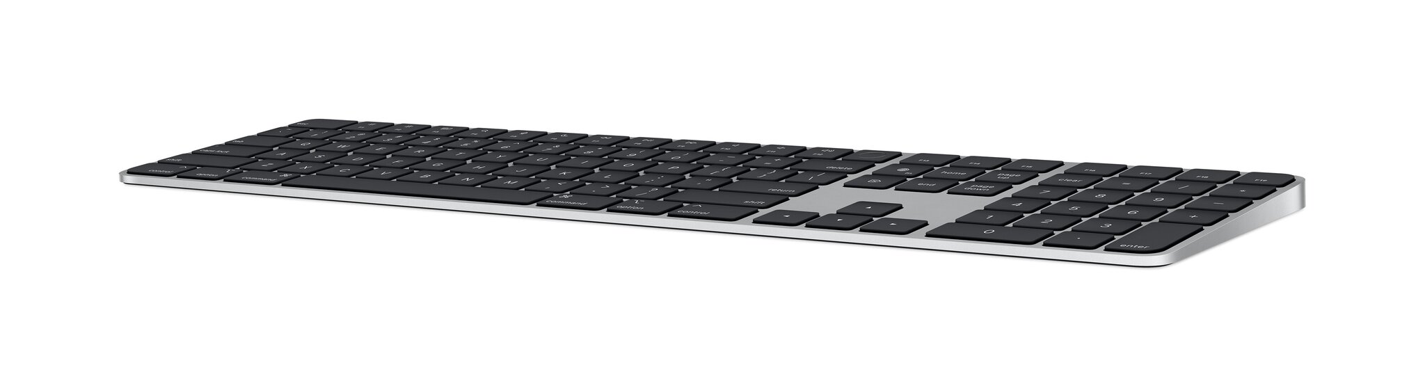Magic Keyboard with Touch ID and Numeric Keypad for Mac models with Apple silicon - Black Keys - International English - MMMR3Z/A цена и информация | Klaviatūras | 220.lv