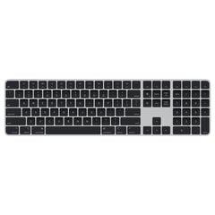 Magic Keyboard with Touch ID and Numeric Keypad for Mac models with Apple silicon - Black Keys - International English - MMMR3Z/A cena un informācija | Klaviatūras | 220.lv