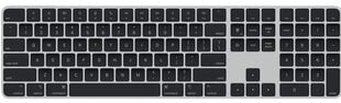 Magic Keyboard with Touch ID and Numeric Keypad for Mac models with Apple silicon - Black Keys - International English - MMMR3Z/A cena un informācija | Klaviatūras | 220.lv