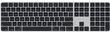 Magic Keyboard with Touch ID and Numeric Keypad for Mac models with Apple silicon - Black Keys - International English - MMMR3Z/A цена и информация | Klaviatūras | 220.lv