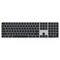 Magic Keyboard with Touch ID and Numeric Keypad for Mac models with Apple silicon - Black Keys - Russian - MMMR3RS/A cena un informācija | Klaviatūras | 220.lv