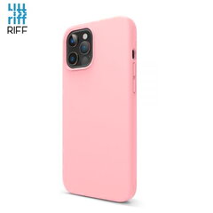 Riff Тонкий & Мягкий силиконовый чехол-крышка с мягкой подкладкой для Apple iPhone 12 / 12 Pro Светло розовый цена и информация | Чехлы для телефонов | 220.lv