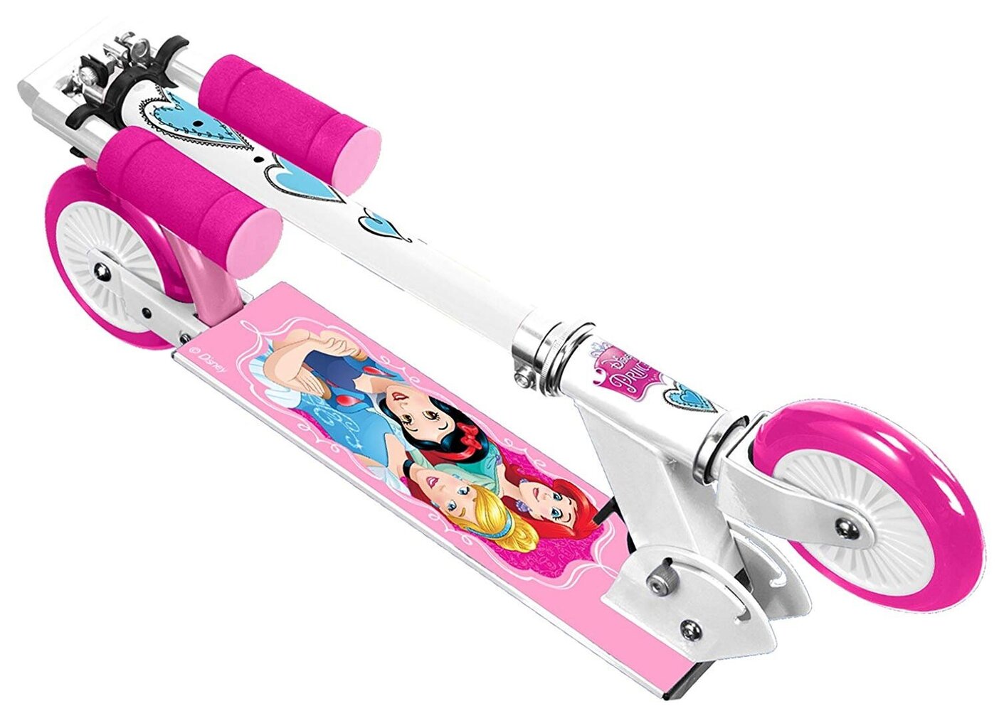 Bērnu skrejritenis Disney Princess Step Girls, balts/rozā cena un informācija | Skrejriteņi | 220.lv