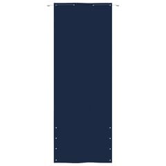 VidaXL balkona aizslietnis, 80x240 cm, zils oksforda audums cena un informācija | Saulessargi, markīzes un statīvi | 220.lv