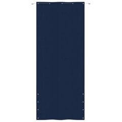 VidaXL balkona aizslietnis, 100x240 cm, zils oksforda audums cena un informācija | Saulessargi, markīzes un statīvi | 220.lv