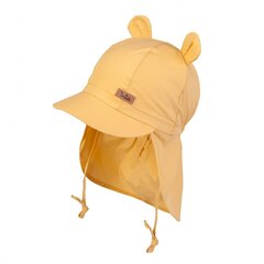 TuTu cepure ar kakla aizsargu pret sauli, dzeltena цена и информация | Шапки, перчатки, шарфы для девочек | 220.lv