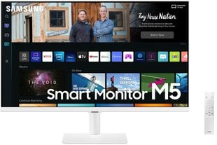 LCD Monitor|SAMSUNG|LS27BM501EUXEN|27"|TV Monitor/Smart|Panel VA|1920x1080|16:9|60Hz|4 ms|Tilt|Colour White|LS27BM501EUXEN цена и информация | Мониторы | 220.lv