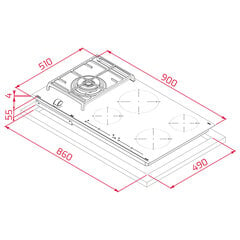 Teka 112570202 cena un informācija | Plīts virsmas | 220.lv