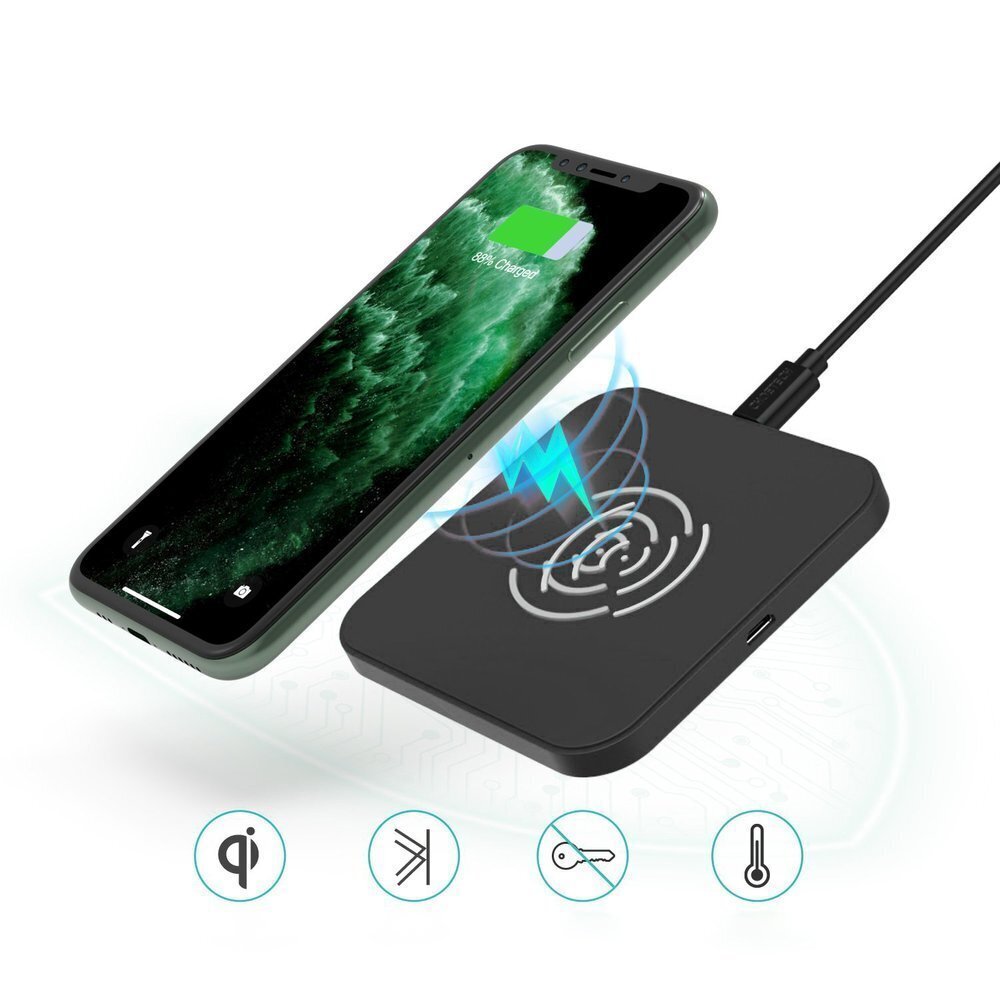 Choetech T524-S wireless fast charger stand, black + T511-S wireless charger black cena un informācija | Lādētāji un adapteri | 220.lv