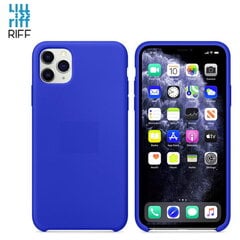 Riff Тонкий & Мягкий силиконовый чехол-крышка с мягкой подкладкой для Apple iPhone 11 Pro Синий цена и информация | Чехлы для телефонов | 220.lv