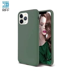 Riff Тонкий & Мягкий силиконовый чехол-крышка с мягкой подкладкой для Apple iPhone 12 Pro Max Зеленый цена и информация | Чехлы для телефонов | 220.lv