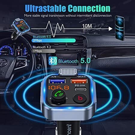 FM modulators Luxivox Denver BT23 cena un informācija | FM Modulatori | 220.lv