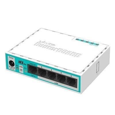 Mikrotik hEX lite wired router White цена и информация | Rūteri (maršrutētāji) | 220.lv