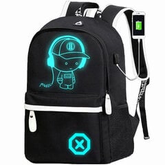 Рюкзак со светоотражателями, портами USB и наушников kaina ir informacija | Спортивные сумки и рюкзаки | 220.lv