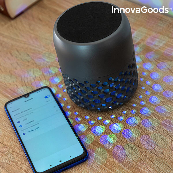 Dekoratīva LED Lampa ar Skaļruni Bluetooth Mandalamp InnovaGoods цена и информация | Galda lampas | 220.lv