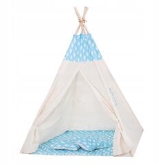 Tipi telts Zils mākonis cena un informācija | Bērnu rotaļu laukumi, mājiņas | 220.lv