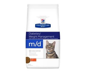 Sausā barība kaķiem Hills Prescription Diet m/d Feline, 1.5 kg cena un informācija | Sausā barība kaķiem | 220.lv