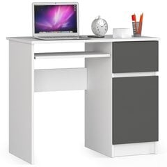 Письменный стол NORE Pixel, правый, серый цвет цена и информация | Компьютерные, письменные столы | 220.lv