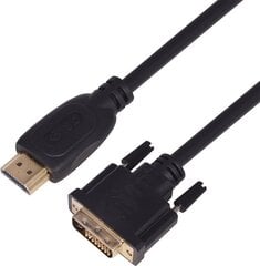 TB Print V70609, HDMI /DVI-D, 1.8m цена и информация | Кабели и провода | 220.lv