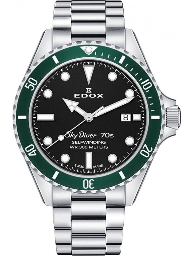Vīriešu pulkstenis Edox 80115-3VM-NN 80115-3VM-NN cena un informācija | Vīriešu pulksteņi | 220.lv