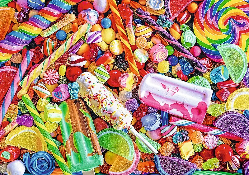 TREFL Prime puzle Krāsas “Kubiskās pārejas – Ledenes un konfektes”, 1000 gab. cena un informācija | Puzles, 3D puzles | 220.lv