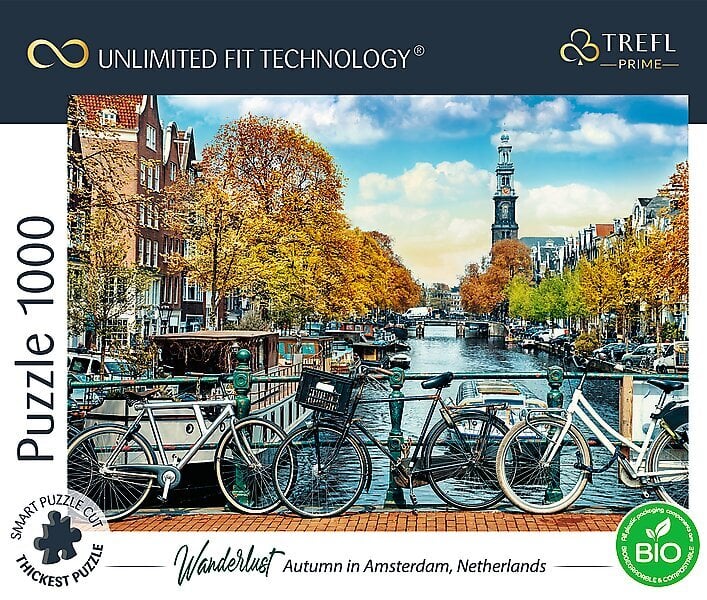 Puzle Trefl Prime Amsterdamas, 1000 d. цена и информация | Puzles, 3D puzles | 220.lv