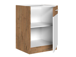 Шкаф кухонный Woodline 60 D 1F BB-dąb lancelot / matera цена и информация | Кухонные шкафчики | 220.lv