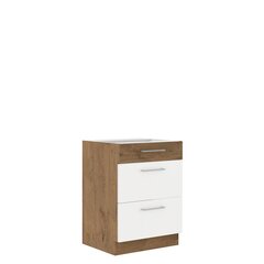 Virtuves skapis Woodline 60 D 3S BB cena un informācija | Virtuves skapīši | 220.lv