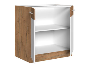 Шкаф кухонный Woodline 80 D 2F BB-dąb lancelot / matera цена и информация | Кухонные шкафчики | 220.lv