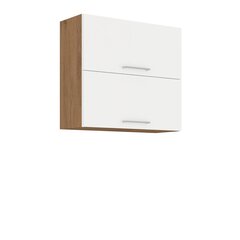 Шкаф кухонный Woodline 80 GU-72 2F-dąb lancelot / matera цена и информация | Кухонные шкафчики | 220.lv