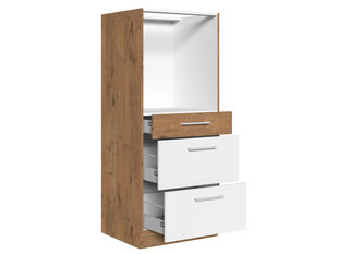 Шкаф кухонный Woodline 60 DPS-145 3S BB-dąb lancelot / matera цена и информация | Кухонные шкафчики | 220.lv