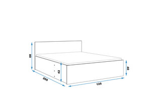 Кровать BMS616 цена и информация | Кровати | 220.lv