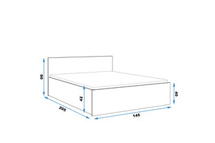 Кровать BMS620 цена и информация | Кровати | 220.lv