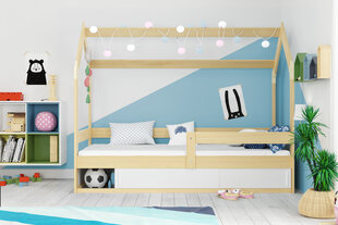 Bērnu gulta ar veļaskasti BMS408 cena un informācija | Bērnu gultas | 220.lv