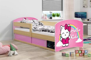Bērnu gulta ar matraci BMS421 HELLO KITTY cena un informācija | Bērnu gultas | 220.lv