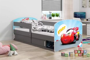 Bērnu gulta ar matraci BMS422 CARS цена и информация | Детские кровати | 220.lv