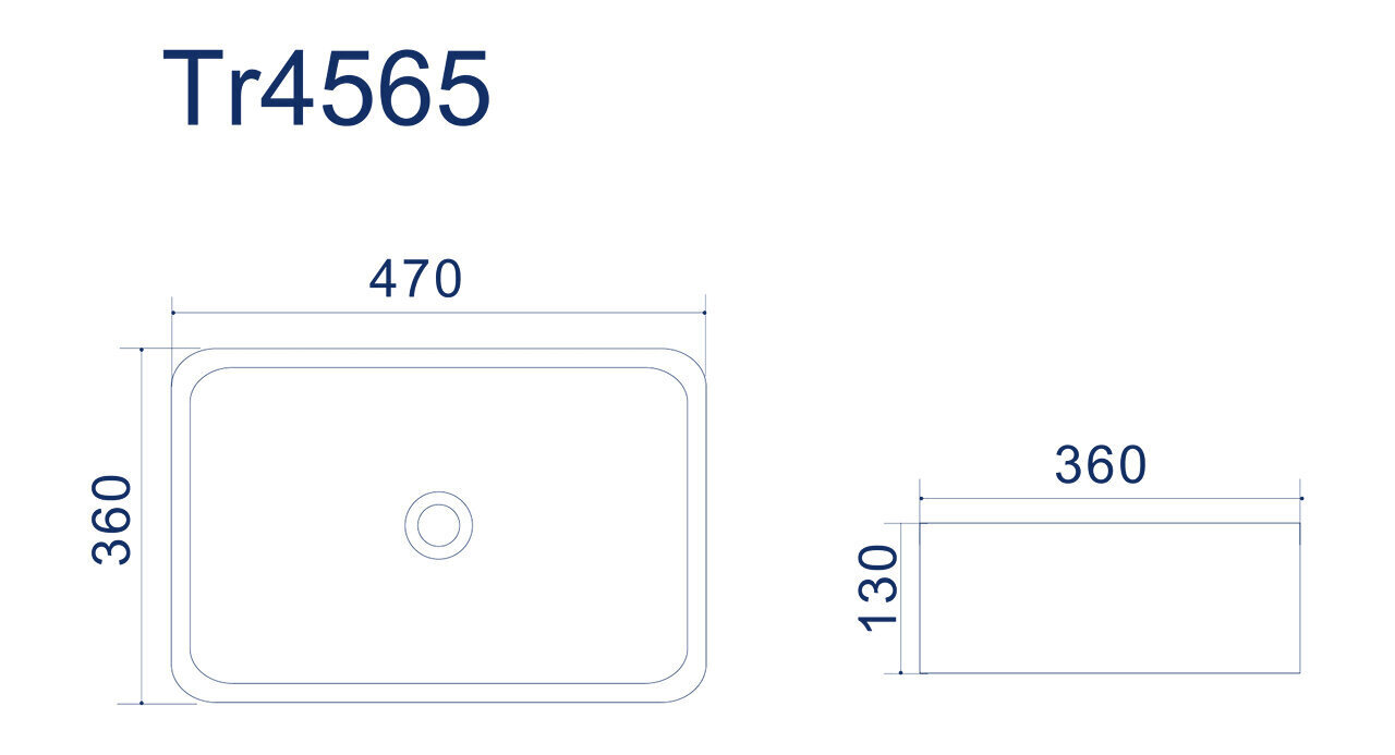 Izlietne AURA 485*380*130 mm cena un informācija | Izlietnes | 220.lv