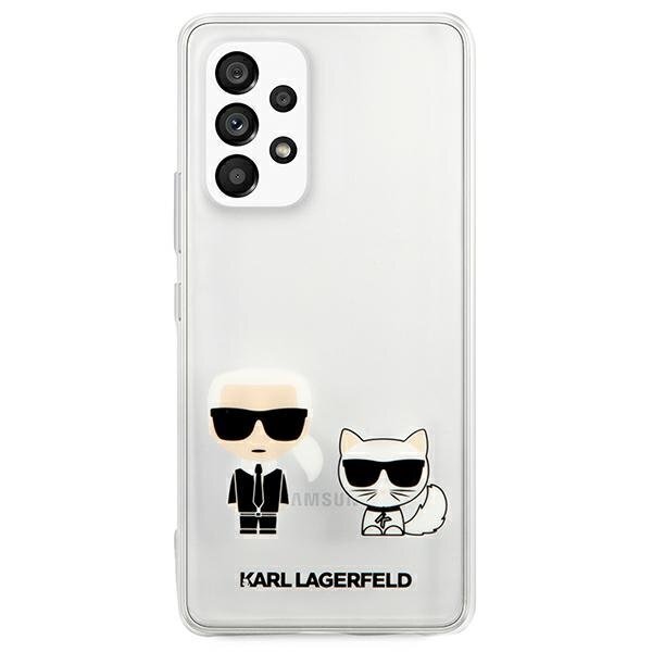 Karl Lagerfeld KLHCA53CKTR, piemērots Samsung A53 5G A536, caurspīdīgs cena un informācija | Telefonu vāciņi, maciņi | 220.lv