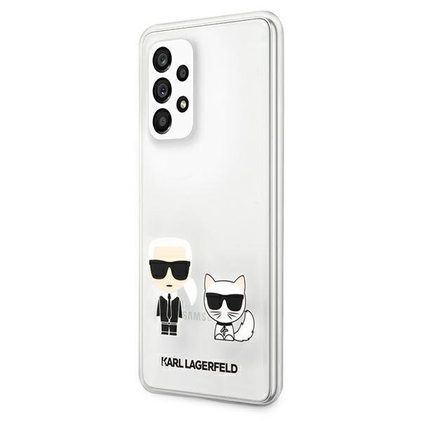 Karl Lagerfeld KLHCA53CKTR, piemērots Samsung A53 5G A536, caurspīdīgs cena un informācija | Telefonu vāciņi, maciņi | 220.lv