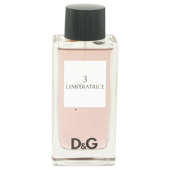 Smaržu testeris Dolce & Gabbana D & G Anthology L`Imperatrice 3 - Eau de Toilette Spray - TESTER 100 ml cena un informācija | Sieviešu smaržas | 220.lv
