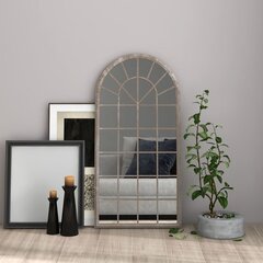 vidaXL spogulis, smilškrāsa, 90x45 cm, dzelzs, izmantošanai telpās цена и информация | Зеркала | 220.lv