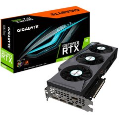 Gigabyte GV-N3080EAGLE-10GD NVIDIA, 10 GB, GeForce RTX 3080, GDDR6X, PCI-E 4.0 x 16, Processor frequency 1710 MHz, HDMI ports quantity 2, Memory clock speed 19000 MHz цена и информация | Видеокарты (GPU) | 220.lv